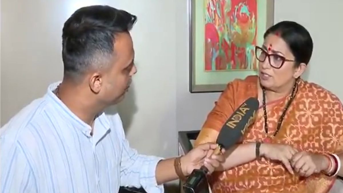 BJP नेता स्मृति ईरानी ने इंडिया टीवी से की खास बात, कहा- बिल को गिराने वाली TMC महिलाओं की हिमायती कैसे है?