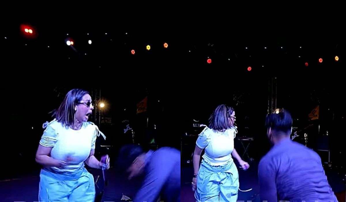 सुनंदा शर्मा के लाइव शो में हुआ हंगामा, स्टेज पर किसे देख घबराईं सिंगर? चीखते हुए बीच में छोड़ा परफॉर्मेंस