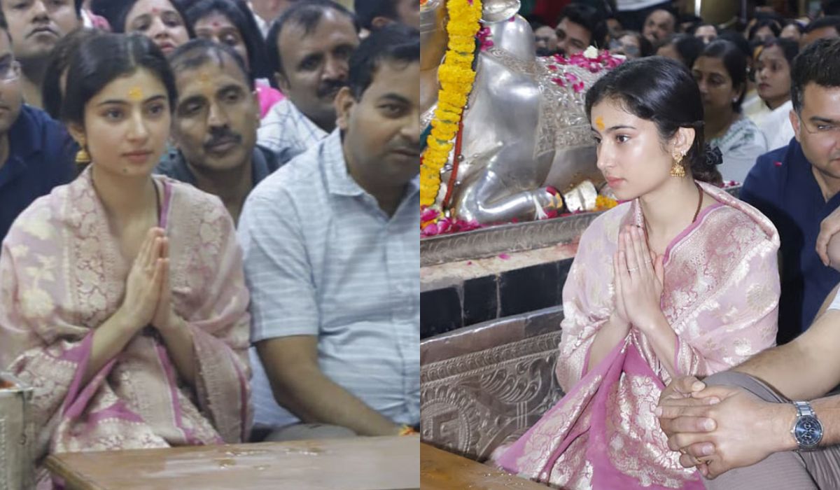 'धुरंधर' एक्ट्रेस सारा अर्जुन पहुंचीं महाकाल के दरबार, भस्म आरती में हुईं शामिल, भक्ति में दिखीं लीन