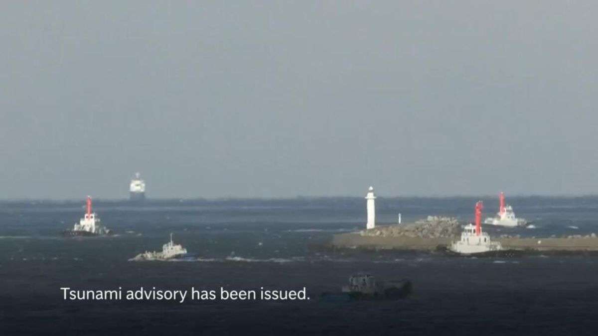 जापान के उत्तर में आया 7.4 तीव्रता का भीषण भूकंप, सुनामी की चेतावनी भी जारी