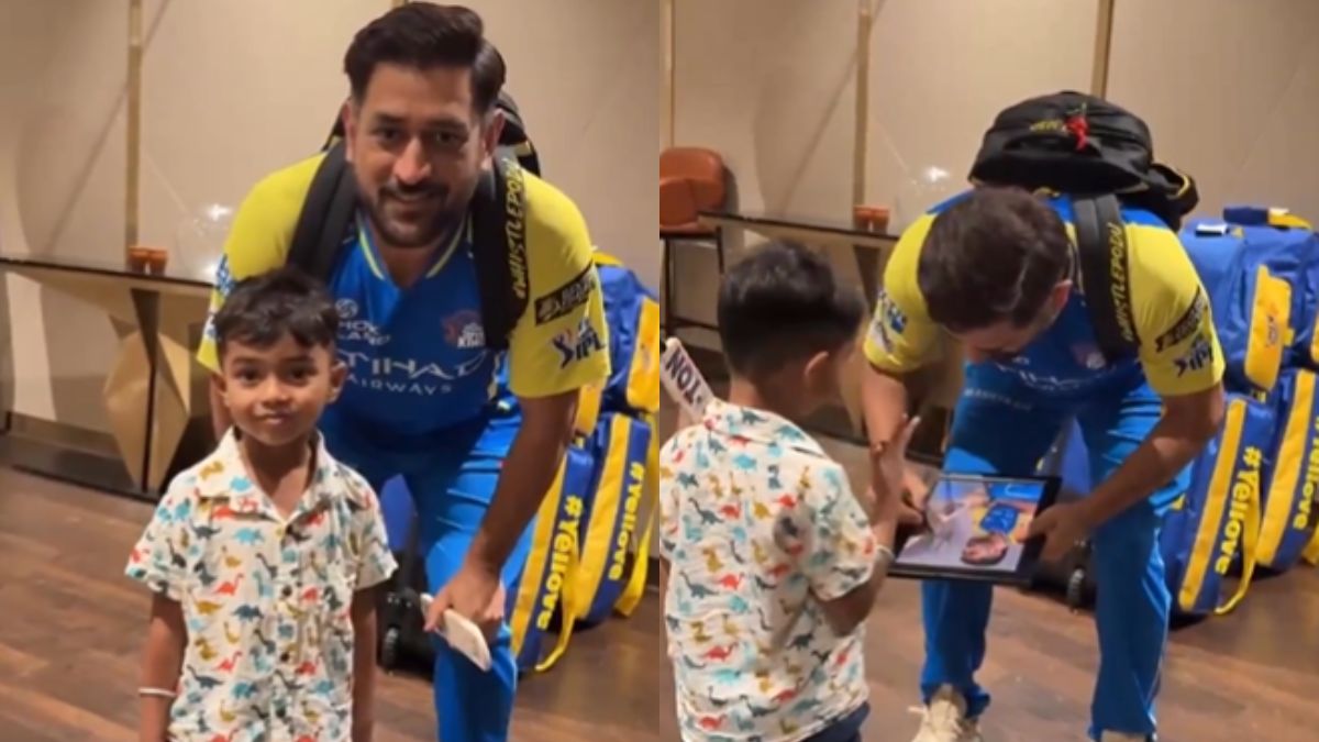 MS Dhoni और उनके नन्हे फैन का ये Video हो रहा खूब वायरल, लोगों ने भी जमकर किए कमेंट्स