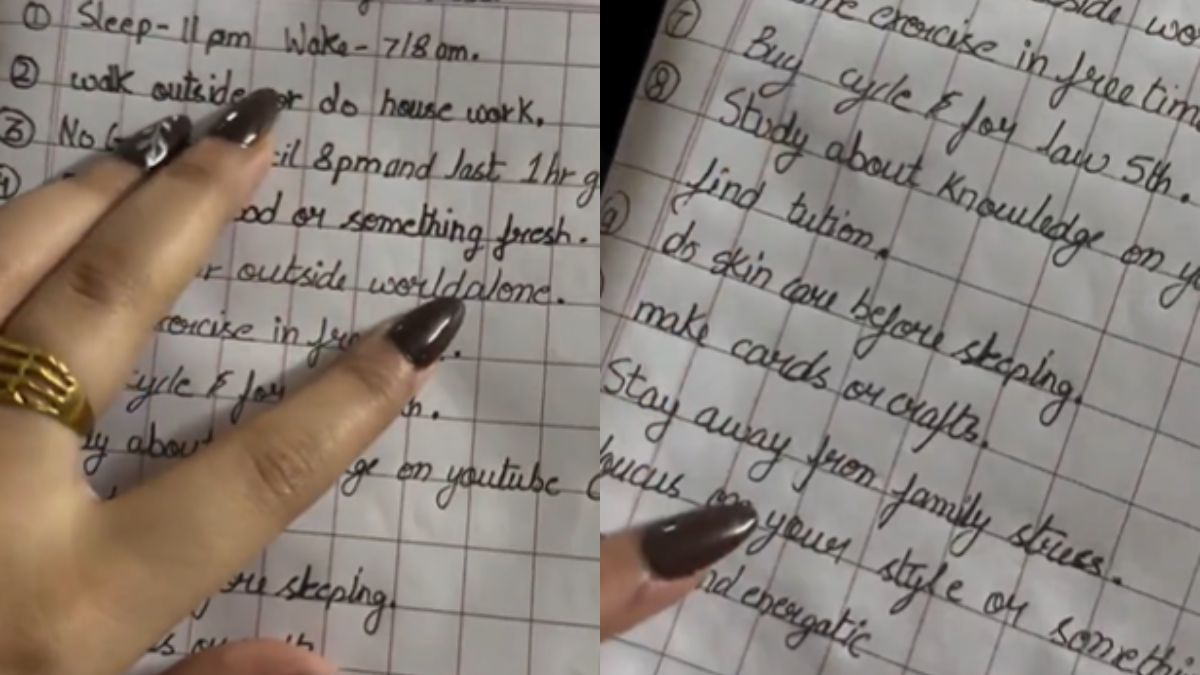 जीवन में सफल होने के लिए लड़के ने बनाए कुछ नियम, एक के कारण Video वायरल