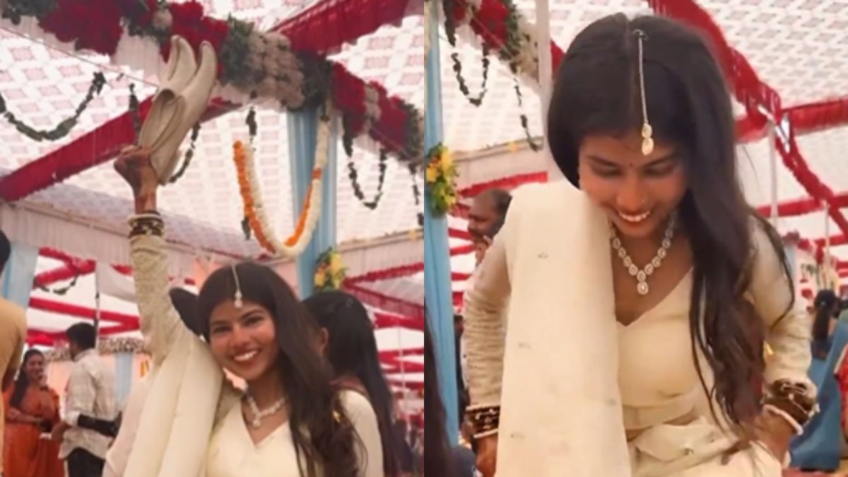 जूते छिपाने का इतना खतरनाक तरीका आज तक नहीं देखा, जानें लड़की ने कहां छिपाया