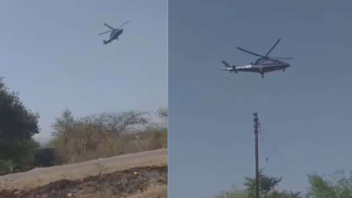 हेलीपैड के बजाय कार पार्किंग में लैंड हुआ मंत्री छगन भुजबल का हेलीकॉप्टर, सामने आया वीडियो