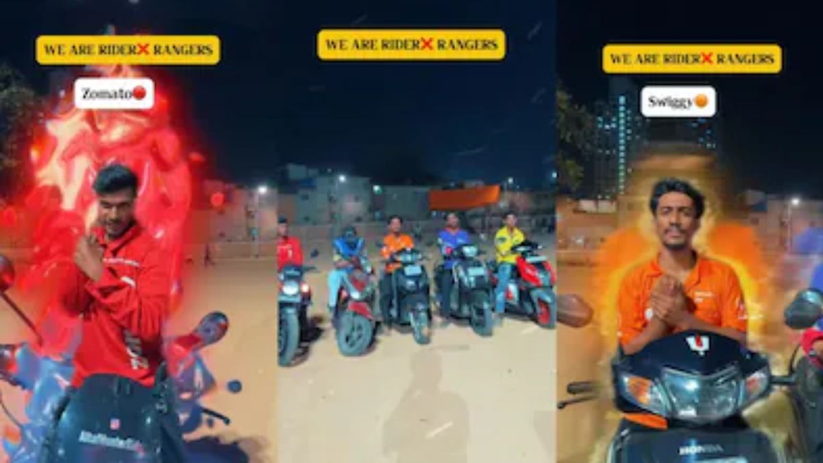 जब डिलीवरी राइडर्स बने 'पावर रेंजर्स,' एडिटिंग देख आप भी फैन हो जएंगे; वायरल हो रहा Video