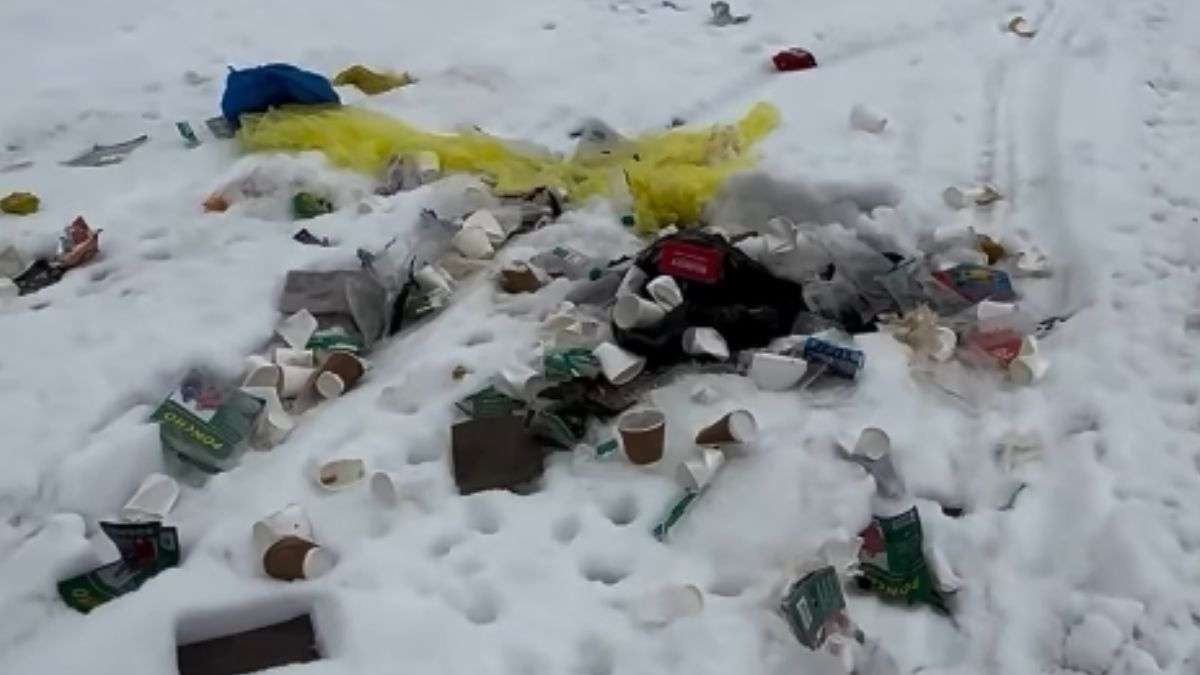 कश्मीर की बर्फ का ऐसा हाल देख खून खौल जाएगा, Viral Video पर भड़के यूजर्स; दिए ऐसे रिएक्शन