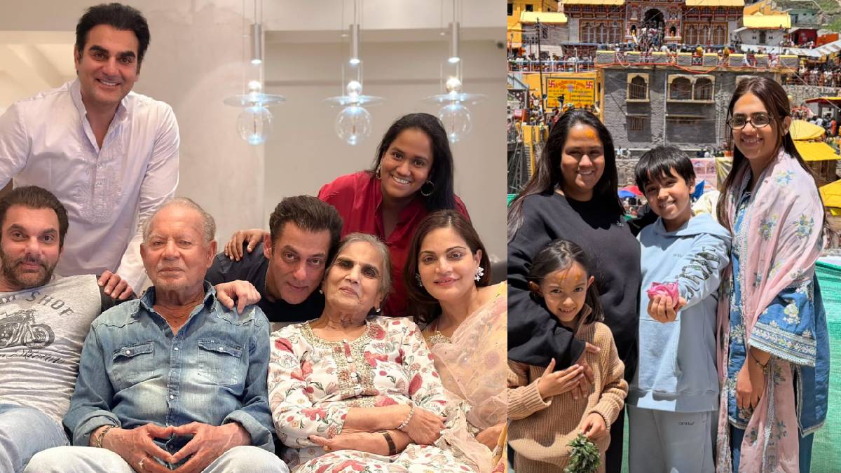 भगवान भोले की पूजा करने केदारनाथ पहुंची सलमान खान की बहन, शिव चरणों में माथा टेक लिया आशीर्वाद