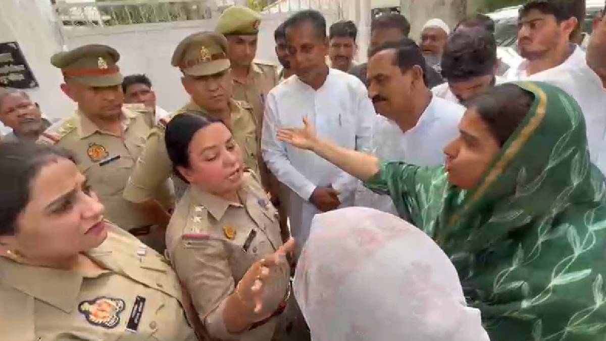 सपा सांसद इक़रा हसन का दावा- 'पुलिस ने गिरफ्तार करके थाने में बैठाया', DIG के साथ बहस