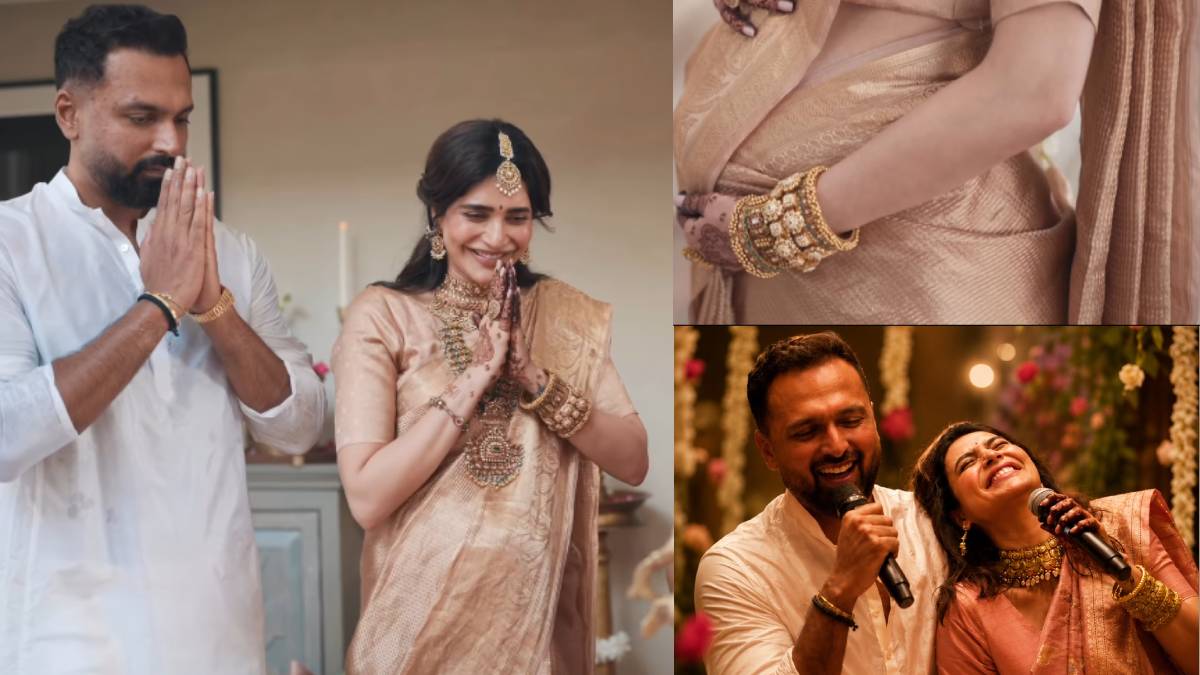 42 की उम्र में मम्मी बन रही फेमस एक्ट्रेस, तुलु रीति-रिवाज से हुई गोद भराई, 'हर हर महादेव' के जयकारों से गूंजा घर