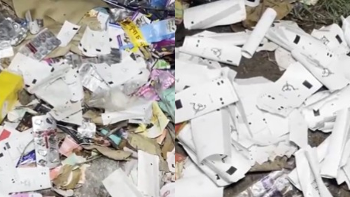 बंगाल में मतगणना से पहले सड़क पर मिलीं VVPAT की पर्चियां, नोआपाड़ा सीट पर मचा हड़कंप