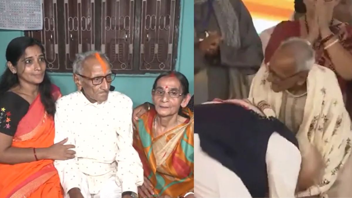 पश्चिम बंगाल: शपथ ग्रहण के दौरान मंच पर जिस बुजुर्ग के PM मोदी ने पैर छुए, उन्होंने क्या इच्छा जताई? देखें VIDEO