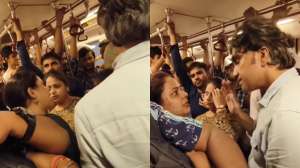 VIDEO: "इसे क्या लगा डर जाउंगी, ऐसे लड़कों को तो मैं...", Delhi Metro में शख्स से भिड़ी आंटी