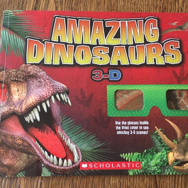 3d dinosaur book
