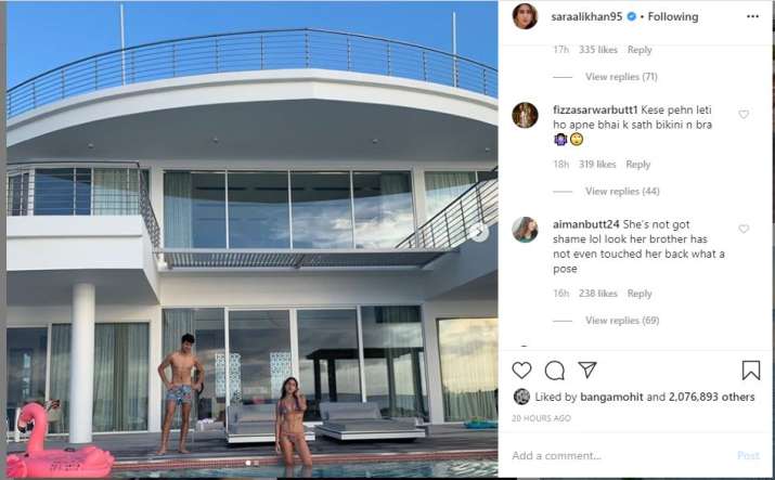 sara ali khan instagram post