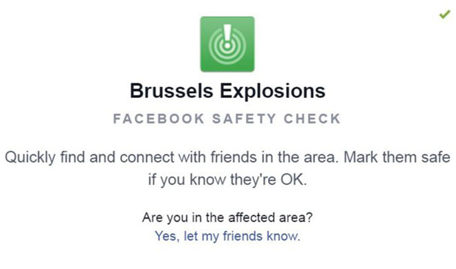 Facebook safety check not activated after Brussels attacks Facebook safety check not activated after Brussels attacks- India TV