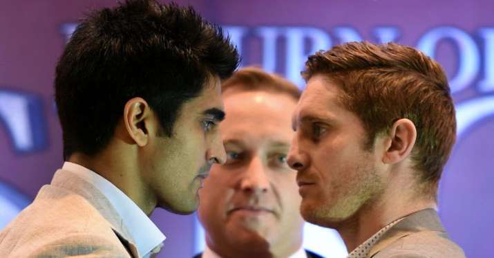 vijender singh and kerry hope vijender singh and kerry hope- India TV