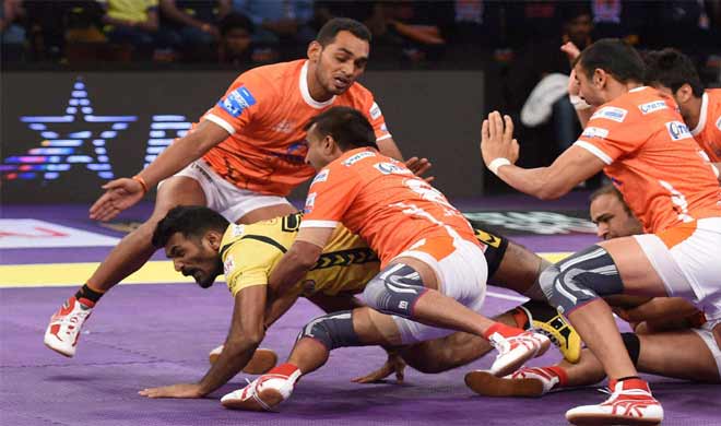 puneri paltan vs telugu titans puneri paltan vs telugu titans- India TV