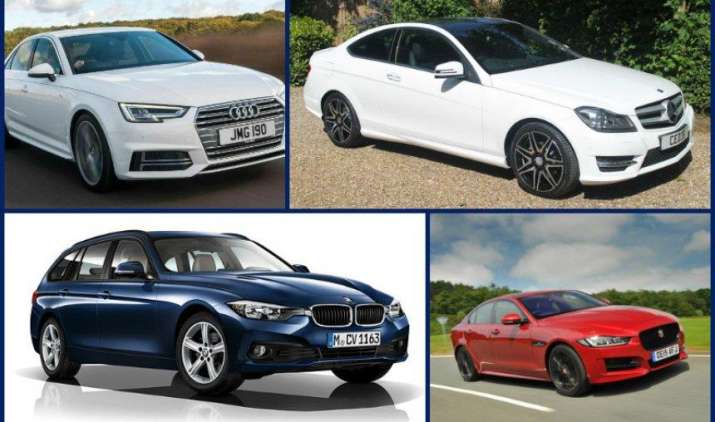 War of Luxury: Audi A4 की BMW 3-सीरीज, मर्सिडीज़ C-Class और जगुआर XE से टक्कर, जानिए कौन है बेहतर War of Luxury: Audi A4 की BMW 3-सीरीज, मर्सिडीज़ C-Class और जगुआर XE से टक्कर, जानिए कौन है बेहतर- India TV Paisa