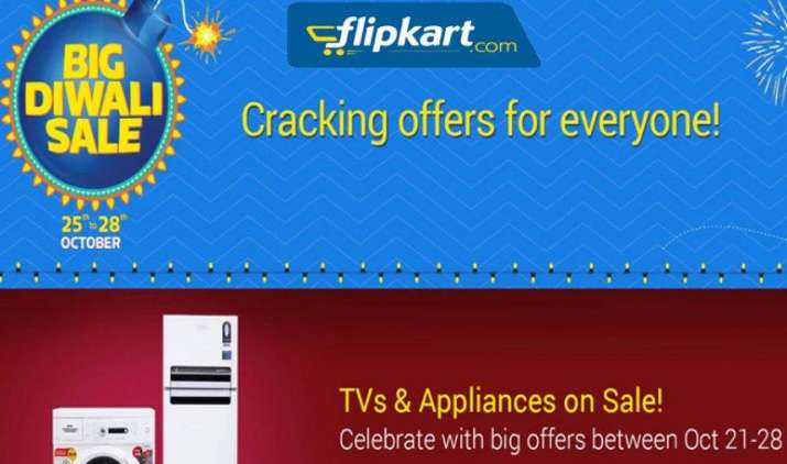 25-28 अक्टूबर तक Flipkart पर चलेगी ‘Big Diwali Sale’, स्मार्टफोन सहित अन्य प्रोडक्ट्स पर मिलेंगे ऑफर्स 25-28 अक्टूबर तक Flipkart पर चलेगी ‘Big Diwali Sale’, स्मार्टफोन सहित अन्य प्रोडक्ट्स पर मिलेंगे ऑफर्स- India TV Paisa
