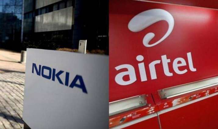 नोकिया और एयरटेल ने मिलाया हाथ, 5G और IoT एप्लिकेशन पर साथ मिलकर करेंगे काम नोकिया और एयरटेल ने मिलाया हाथ, 5G और IoT एप्लिकेशन पर साथ मिलकर करेंगे काम- India TV Paisa