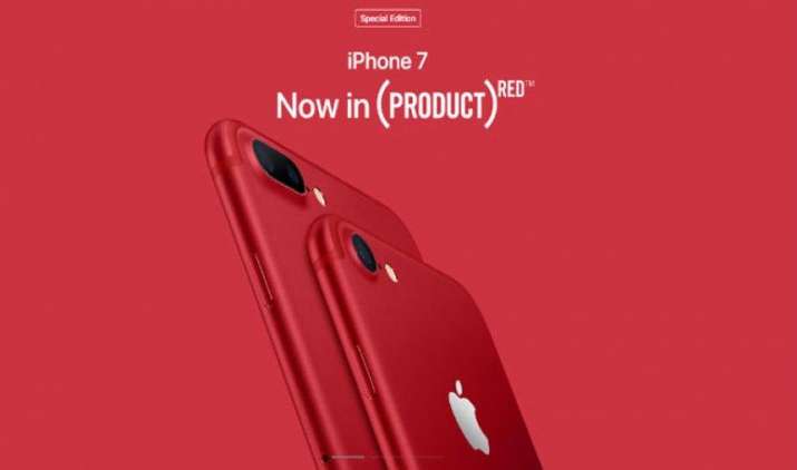 Apple ने लॉन्च किया iPhone 7 और iPhone 7 प्लस का RED वैरिएंट, प्री-ऑर्डर बुकिंग 24 मार्च से होगी शुरू Apple ने लॉन्च किया iPhone 7 और iPhone 7 प्लस का RED वैरिएंट, प्री-ऑर्डर बुकिंग 24 मार्च से होगी शुरू- India TV Paisa