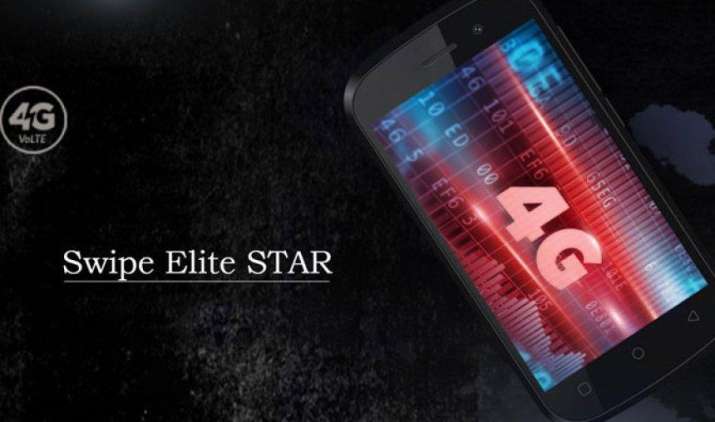 4G VoLTE से लैस Swipe Elite Star का 16GB वैरिएंट हुआ लॉन्च, कीमत मात्र 3,999 रुपए 4G VoLTE से लैस Swipe Elite Star का 16GB वैरिएंट हुआ लॉन्च, कीमत मात्र 3,999 रुपए- India TV Paisa