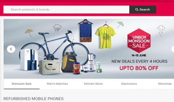 Snapdeal की मानसून सेल शुरू, स्मार्टफोन समेत कई प्रोडक्ट्स पर मिल रहा है 80 फीसदी तक का डिस्काउंट Snapdeal की मानसून सेल शुरू, स्मार्टफोन समेत कई प्रोडक्ट्स पर मिल रहा है 80 फीसदी तक का डिस्काउंट- India TV Paisa