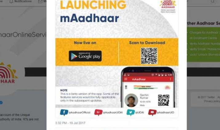 अब फोन में होगा आपका आधार, UIDAI ने लॉन्च किया mAadhaar एंड्रॉयड एप अब फोन में होगा आपका आधार, UIDAI ने लॉन्च किया mAadhaar एंड्रॉयड एप- India TV Paisa