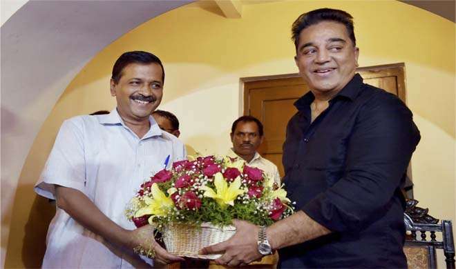Kejriwal Kamal Hassan meet Kejriwal Kamal Hassan meet- India TV