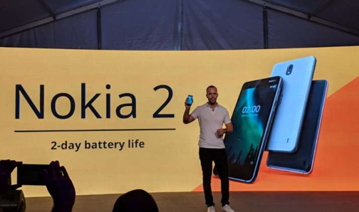 HMD Global ने भारत में लॉन्च किया 4100 mAh की बैटरी से लैस Nokia 2 स्मार्टफोन, कीमत है 7,500 रुपए HMD Global ने भारत में लॉन्च किया 4100 mAh की बैटरी से लैस Nokia 2 स्मार्टफोन, कीमत है 7,500 रुपए- India TV Paisa