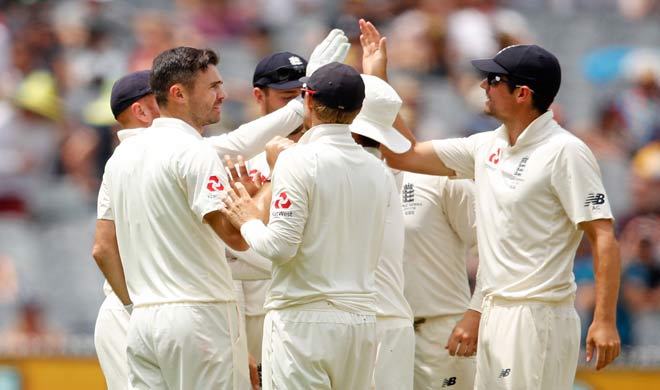 James Anderson celebrates after dismissing Usman Khawaja James Anderson celebrates after dismissing Usman Khawaja- India TV