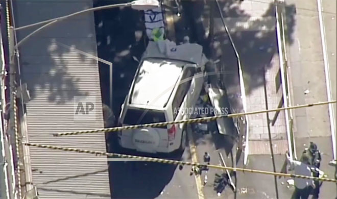 Car rams pedestrians in Melbourne | AP Photo Car rams pedestrians in Melbourne | AP Photo- India TV