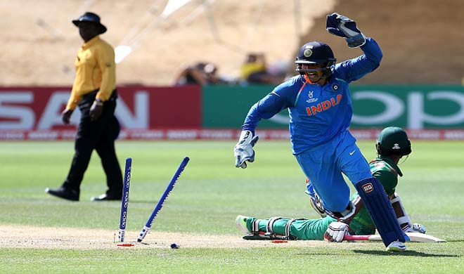 Harvik Desai celebrates the run out of Aminul Islam Biplob... Harvik Desai celebrates the run out of Aminul Islam Biplob...- India TV