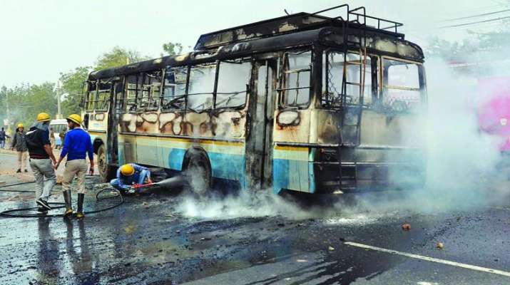 Padmaavat-Row-FIR-against-Karni-Sena-for-attack-on-Gurgaon-school-bus Padmaavat-Row-FIR-against-Karni-Sena-for-attack-on-Gurgaon-school-bus- India TV