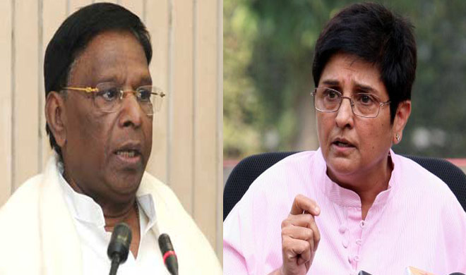 narayansamy and kiran bedi narayansamy and kiran bedi- India TV