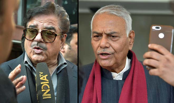 shatrughan sinha and yashwant sinha shatrughan sinha and yashwant sinha- India TV