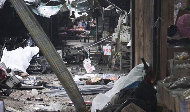 motor cycle bomb blast in thailand motor cycle bomb blast in thailand - India TV