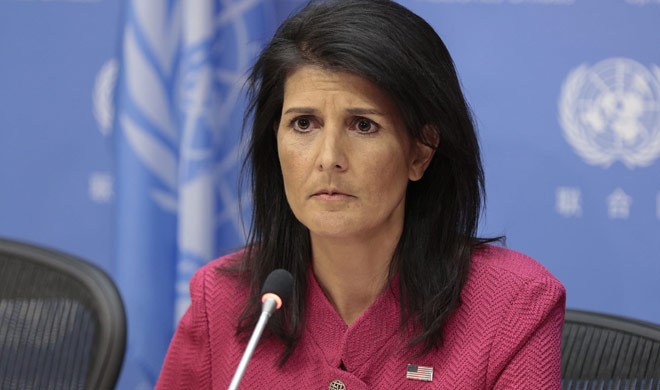 Haley said want to save nuclear deal then take action on... Haley said want to save nuclear deal then take action on...- India TV
