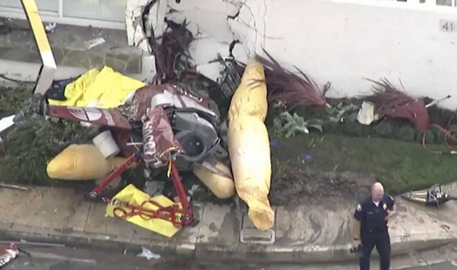 California 3 people died due to helicopter collapse on house California 3 people died due to helicopter collapse on house- India TV