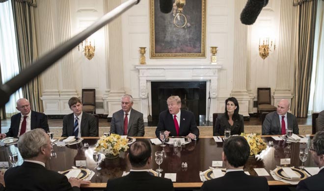 Trump and his colleagues are supporting war not peace Trump and his colleagues are supporting war not peace- India TV
