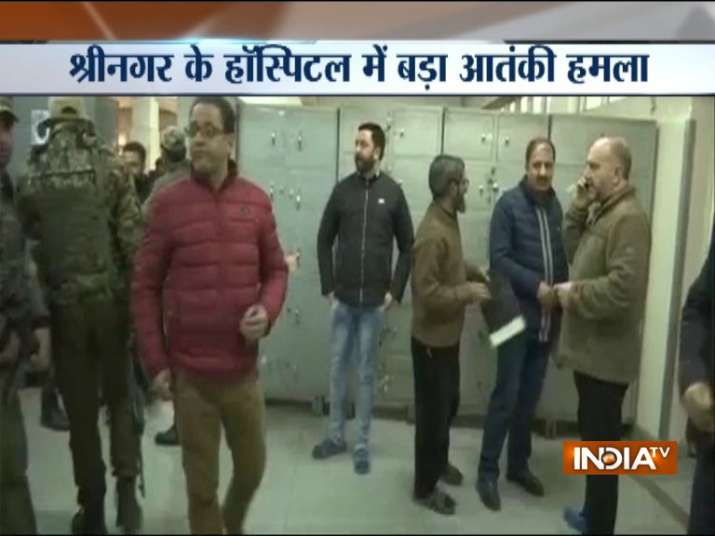 Terrorists-attack-Srinagar-hospital-flee-with-Pakistani-prisoner Terrorists-attack-Srinagar-hospital-flee-with-Pakistani-prisoner- Khabar IndiaTV