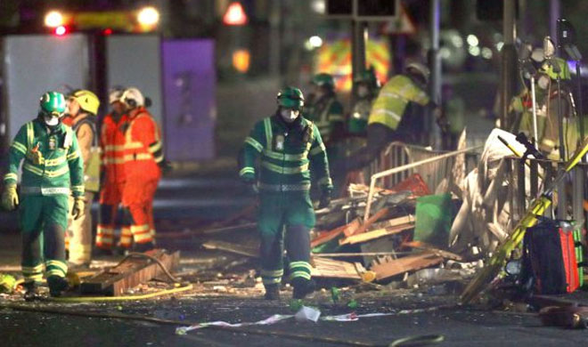 Blast destroys shop and home in Leicester leaving 4 dead | AP Photo Blast destroys shop and home in Leicester leaving 4 dead | AP Photo- India TV
