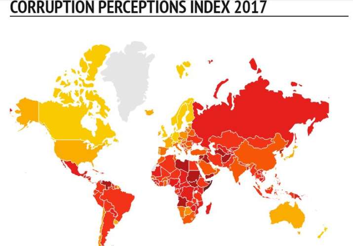 CORRUPTION PERCEPTIONS INDEX 2017 CORRUPTION PERCEPTIONS INDEX 2017- India TV Paisa