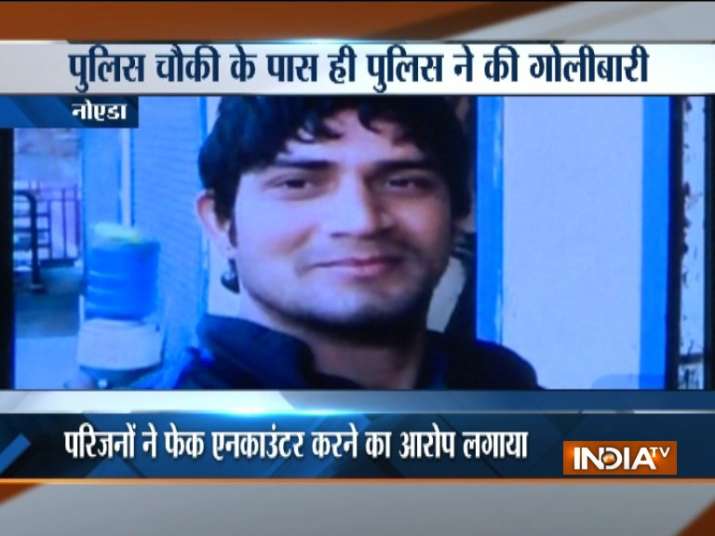 youth shot at in noida youth shot at in noida- India TV