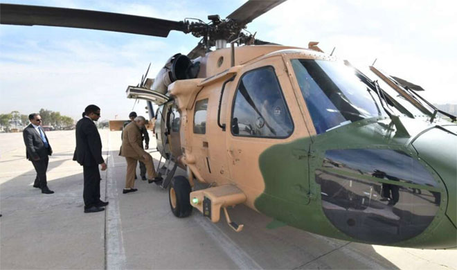 PM Modi takes a chopper of Jordan government to reach Ramallah and escorted by Israel Air Force PM Modi takes a chopper of Jordan government to reach Ramallah and escorted by Israel Air Force- India TV