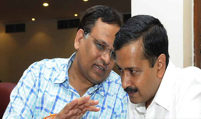 satyendra jain and arvind kejriwal satyendra jain and arvind kejriwal- India TV