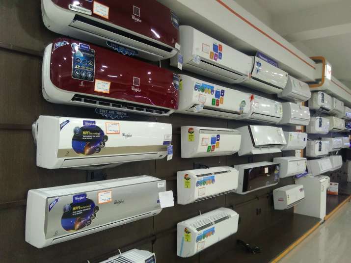 Air conditioners on display Air conditioners on display- India TV Paisa