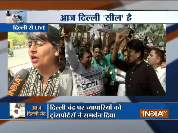 Delhi sealing protest Delhi sealing protest- India TV