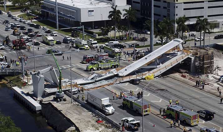 Miami-Bridge-Collapses-at-least-4-dead-many-injured Miami-Bridge-Collapses-at-least-4-dead-many-injured- India TV