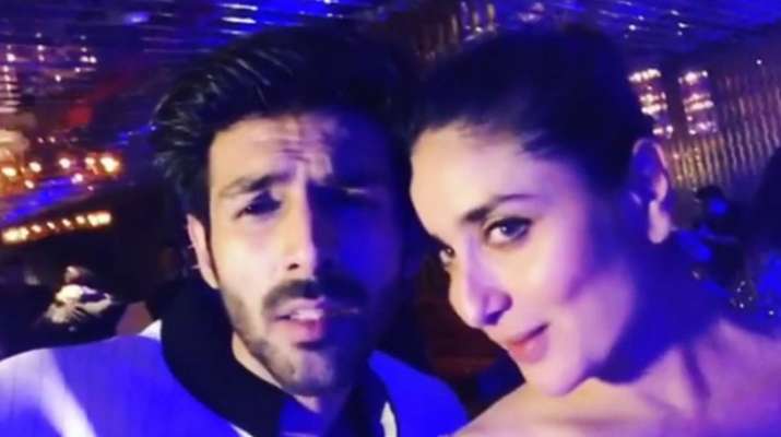 Kartik Aaryan and Kareena Kapoor trolled for performing on Ban Ja Tu Meri Rani Kartik Aaryan and Kareena Kapoor trolled for performing on Ban Ja Tu Meri Rani- India TV